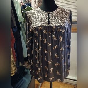 Matilda Jane Floral Blouse Sz Sm